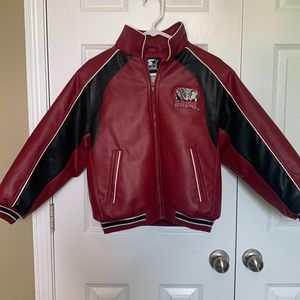 Crimson Tide kids leather jacket Alabama